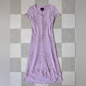 Lavender Midi Dress